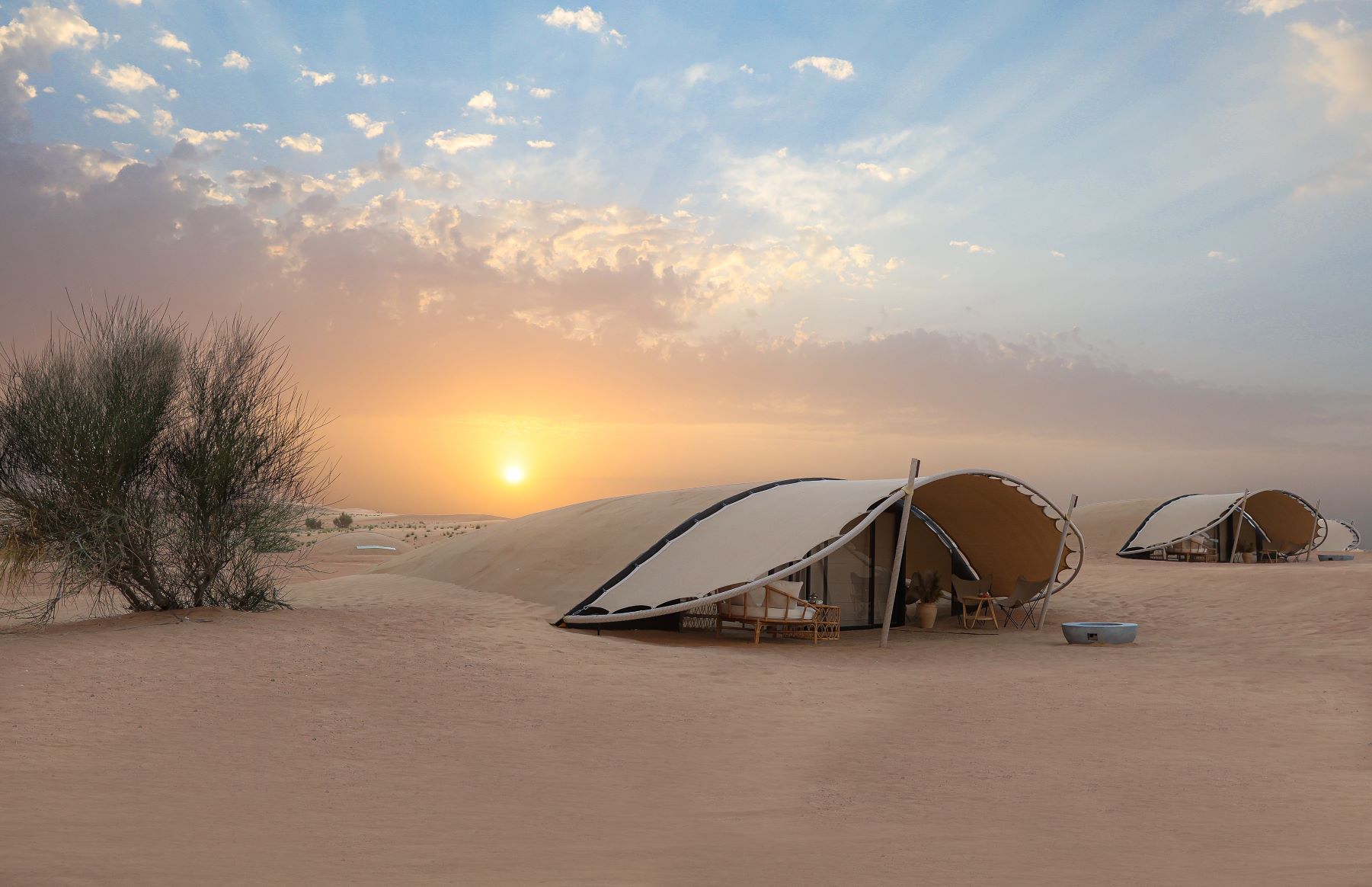glamping in the uae: nest by sonara