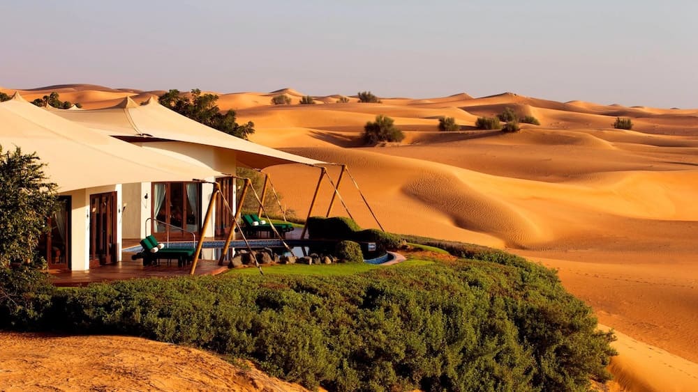 honeymoon destinations uae: al maha desert resort