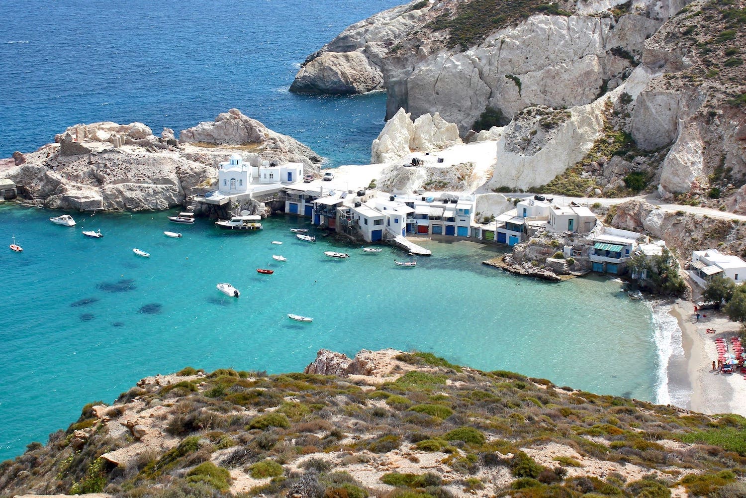 milos island - best greek islands