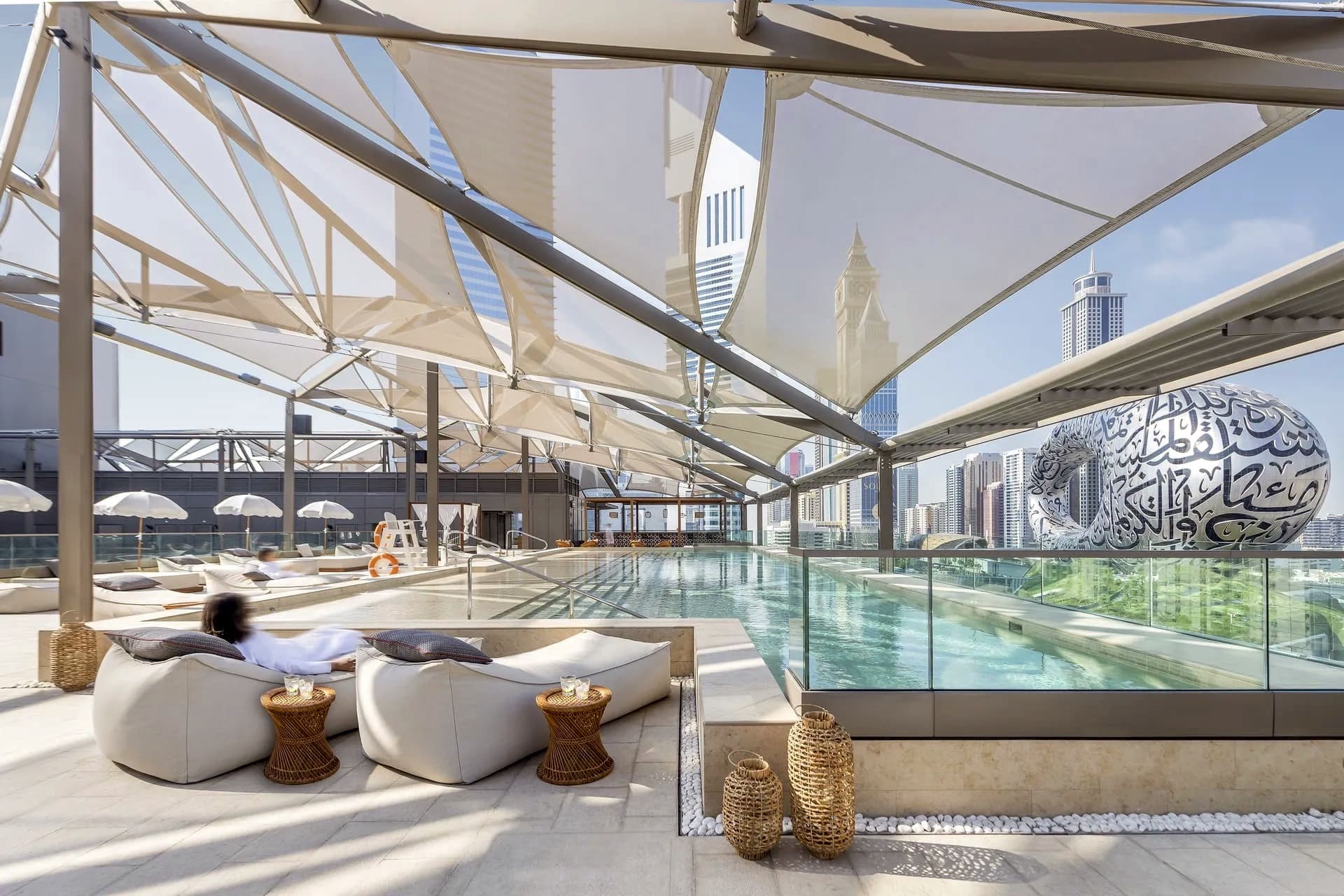 25hours Hotel Dubai One Central pool