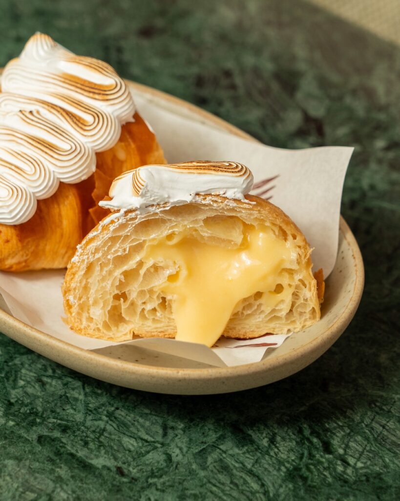 ona's lemon meringue croissant