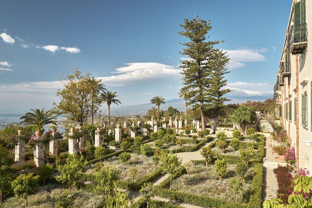 Four Seasons San Domenico Palace review gardens and grounds
