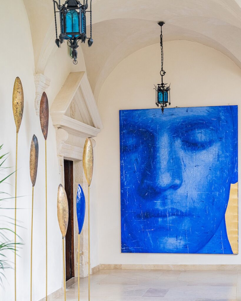 local artwork in the cloisters