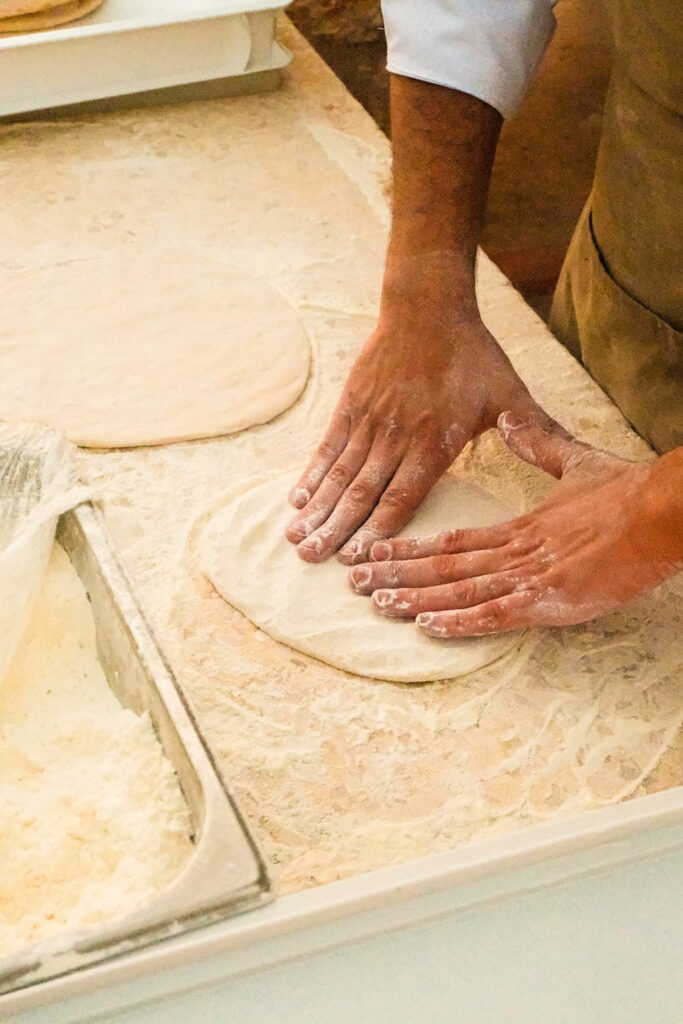 making bread