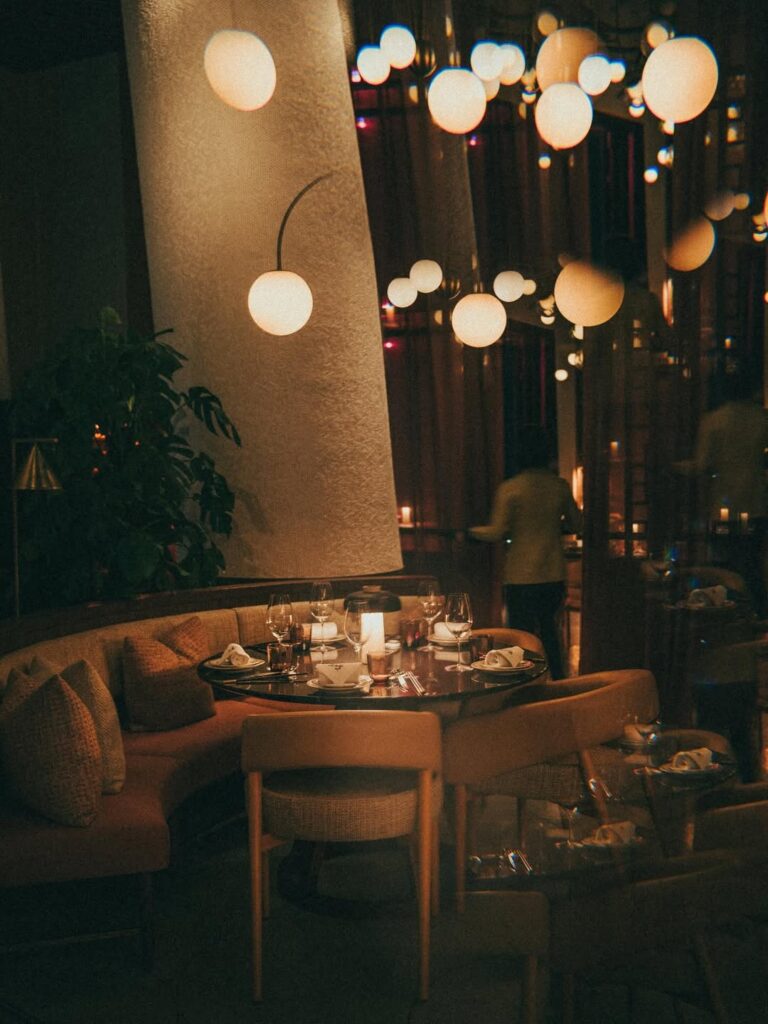 Yù & Mì, on the 36th floor, is the evening destination