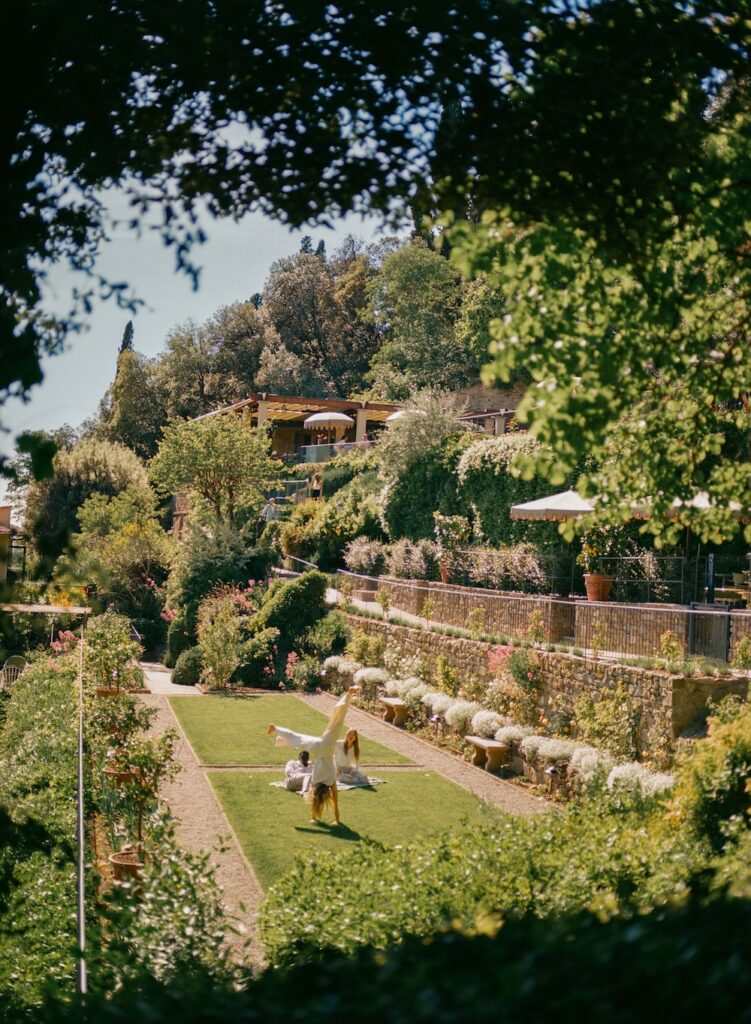view of the hotel gardens