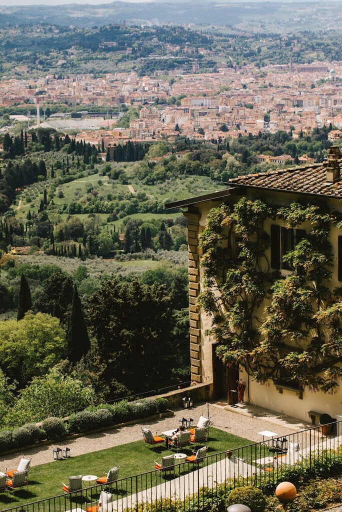 views over the city