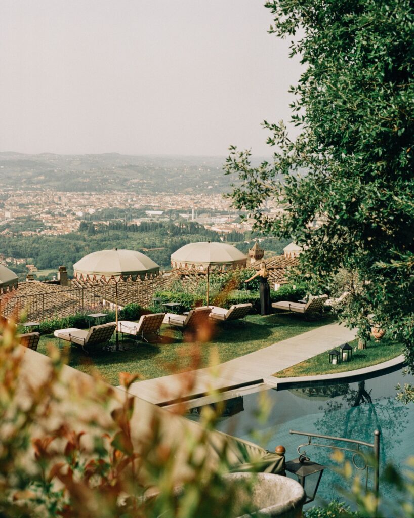 the hotel pool
