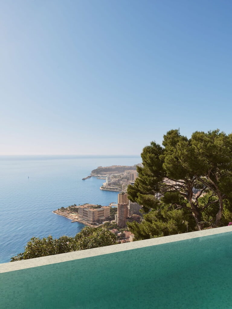 views onto monaco