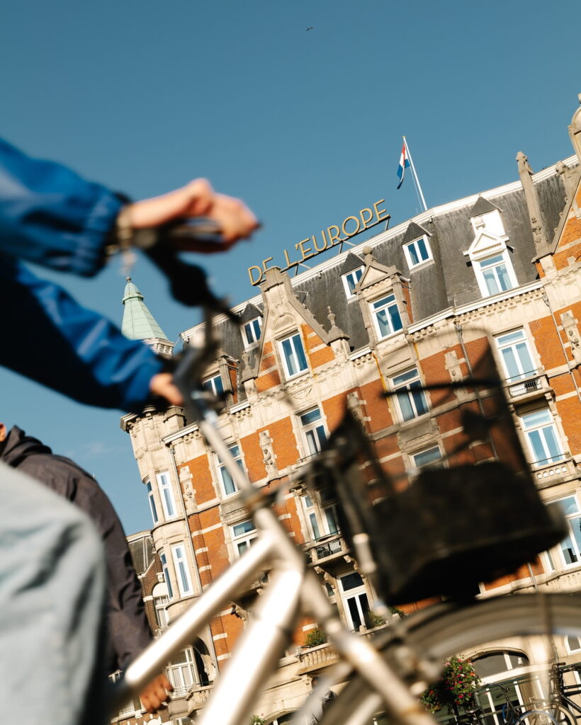 De L'Europe Amsterdam review: guests can make use of a fleet of bicycles