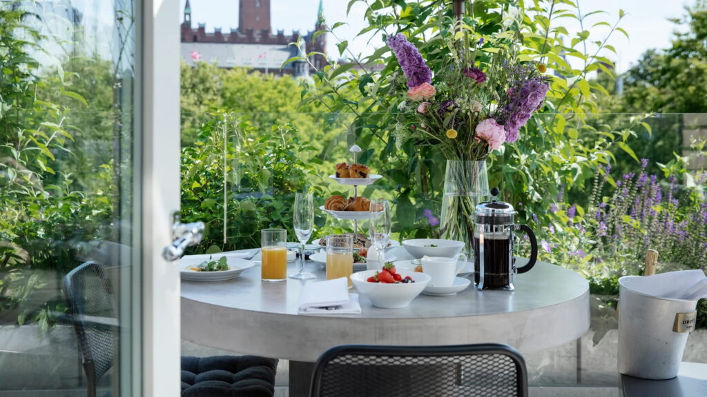breakfast on your private terrace